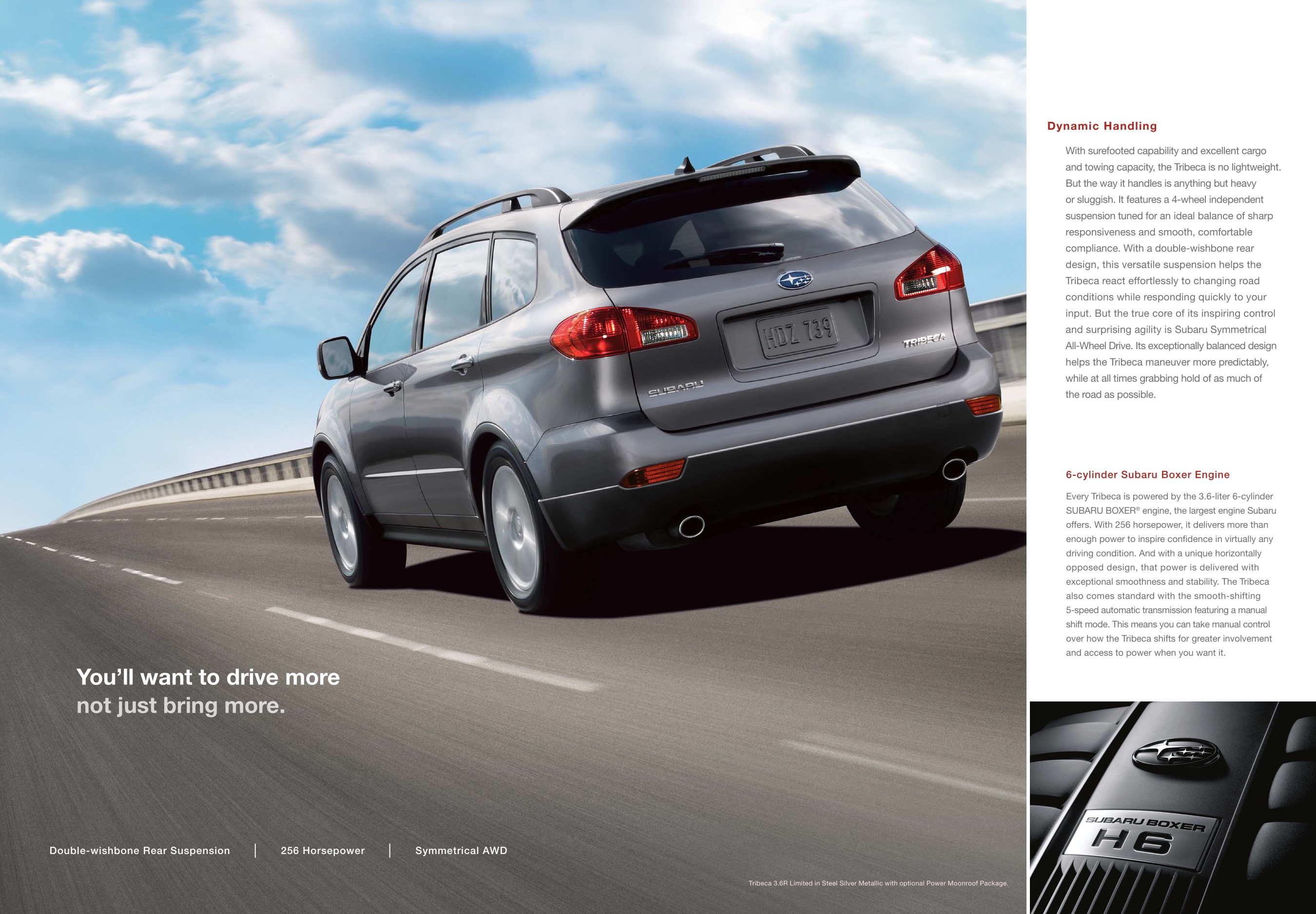 2011 Subaru Tribeca Brochure Page 7